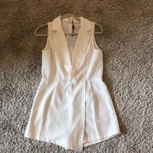Missguided White Romper